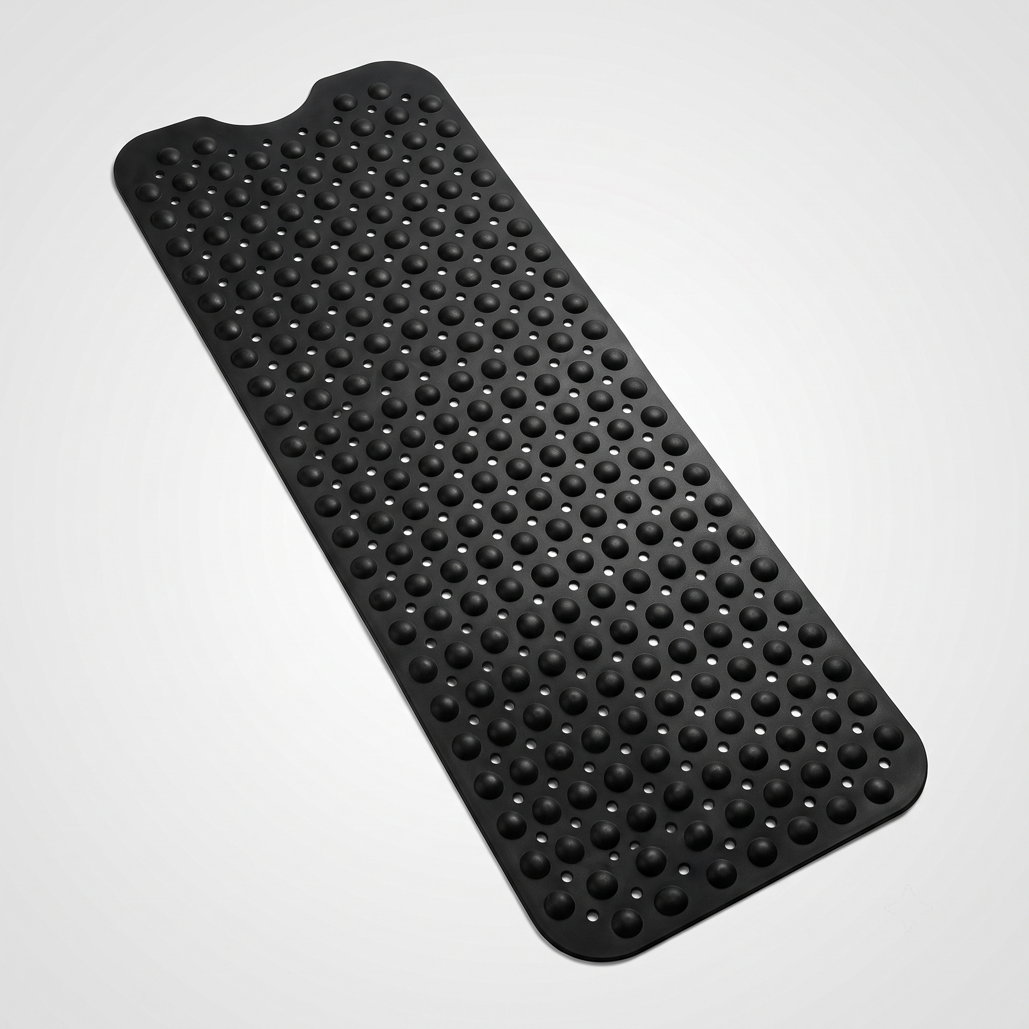 Tapis antidérapant noir vue studio